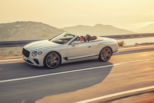 La Bentley Continental GT enlève le haut