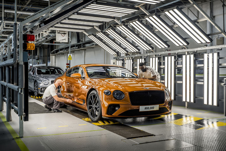 Bentley : plus de 80 000 Continental GT produites