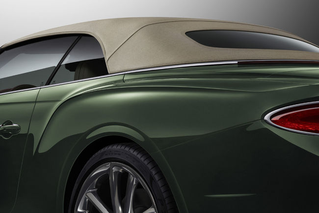 Capote en Tweed pour la Bentley Continental GTC