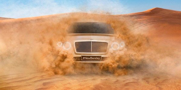 Bentley annonce son SUV sur Twitter