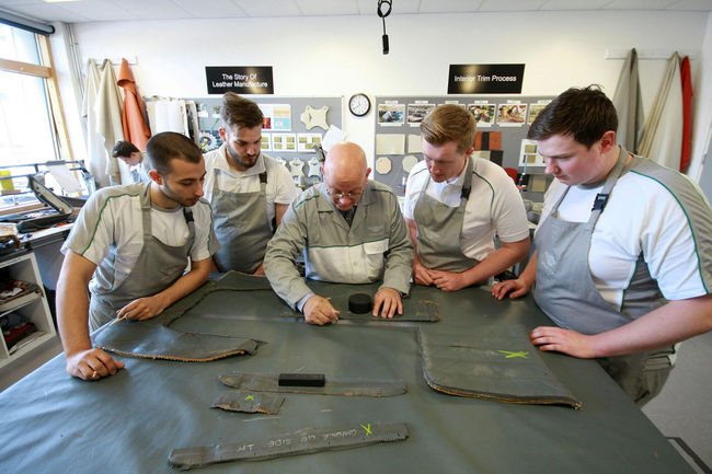 Projet spécial pour les apprentis de Bentley Motors