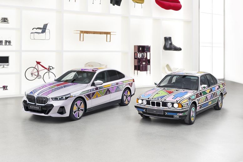 BMW i5 Flow NOSTOKANA : l'Art Car qui change de couleur