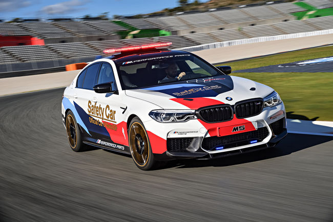 Début de saison pour la BMW M5 MotoGP Safety Car