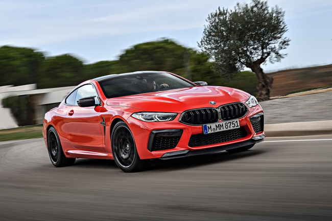 BMW M8 Competition sur la Nürburgring Nordschleife