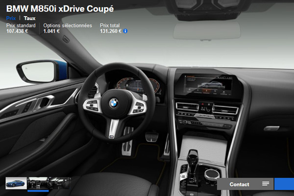 Configurez votre BMW Série 8 