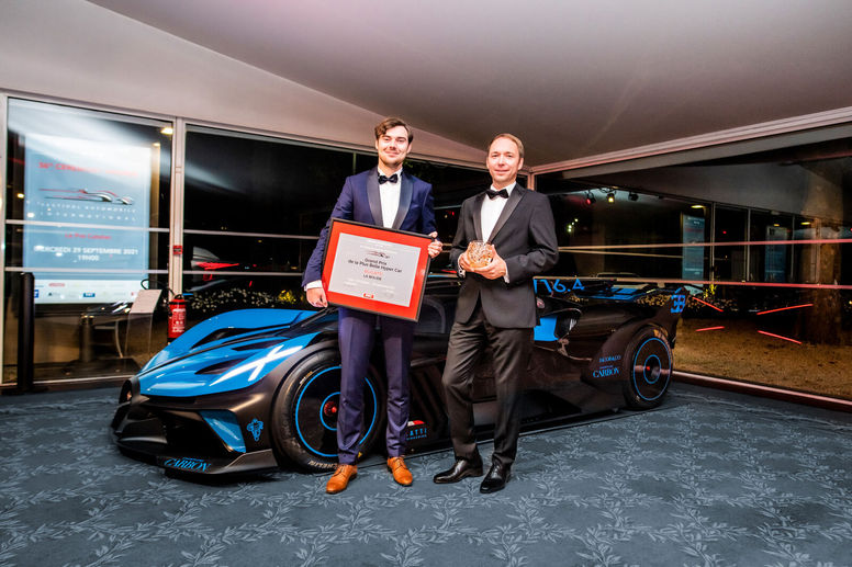 La Bugatti Bolide reçoit le prix de la plus belle Hypercar au 36ème FAI de Paris
