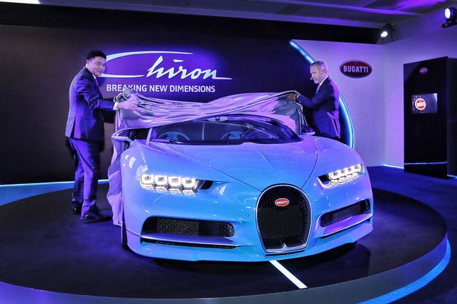 La Bugatti Chiron débarque en Asie