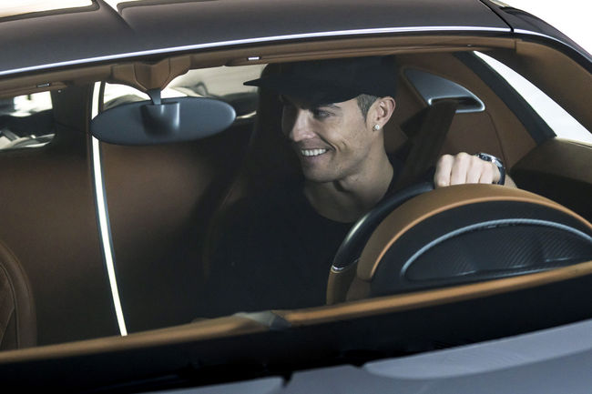 Cristiano Ronaldo a testé la Bugatti Chiron