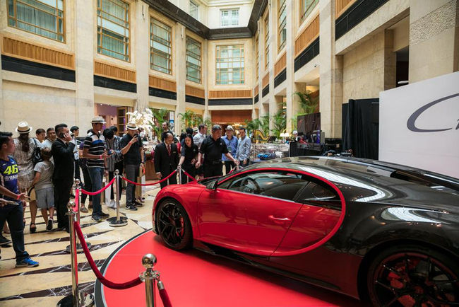 Première asiatique pour la Bugatti Chiron Sport