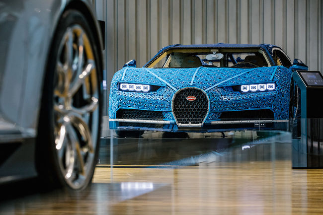 La Bugatti Chiron Lego Technic s'expose à Wolfsbourg