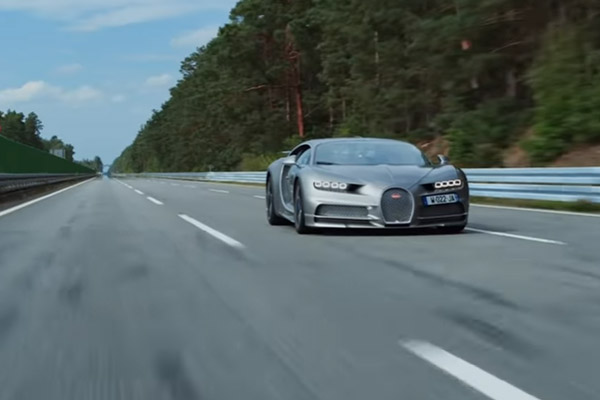 Vidéo : 423 km/h pour la Bugatti Chiron Sport