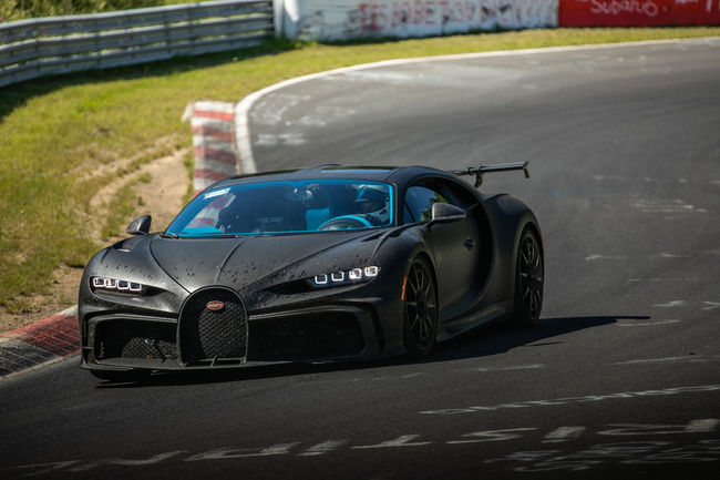 Bugatti : derniers tests sur la Nordschleife pour la Chiron Pur Sport