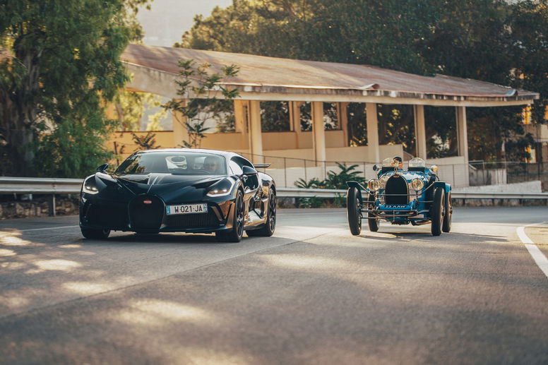 La Bugatti Divo et la Type 35 réunies sur la Targa Florio