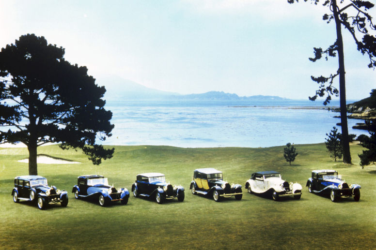 Bugatti fête les 70 ans du Concours d'Élégance de Pebble Beach