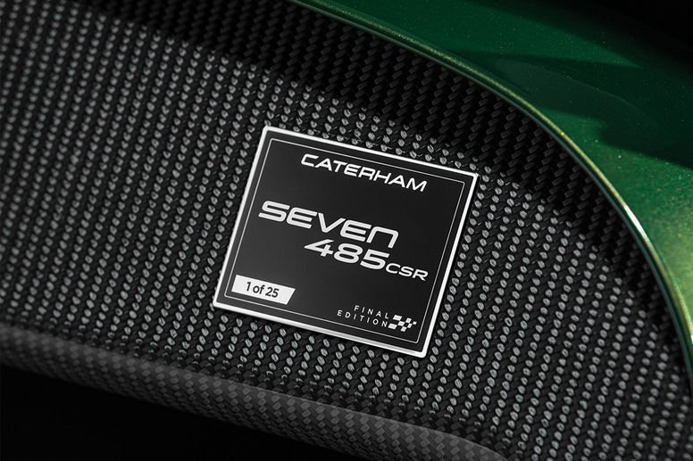 Clap de fin pour la Caterham Seven 485