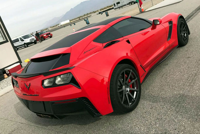 La Callaway Corvette C7 Break de chasse en approche