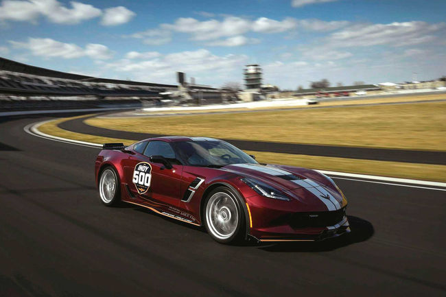 La Chevrolet Corvette Grand Sport pace-car d'Indy 500