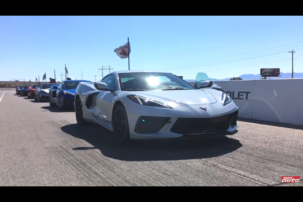 La Chevrolet Corvette C8 en action avec Sport Auto