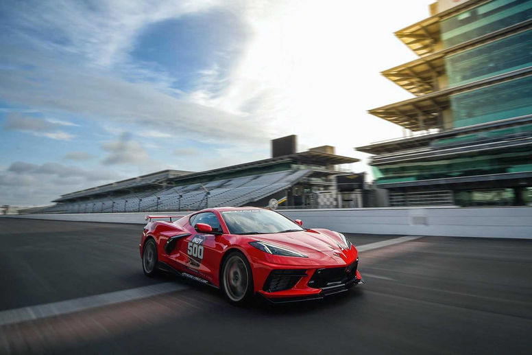 La Chevrolet Corvette C8 Stingray Pace Car d'Indy 500