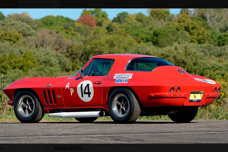 Mecum : Chevrolet Corvette 1966 ex-NART 