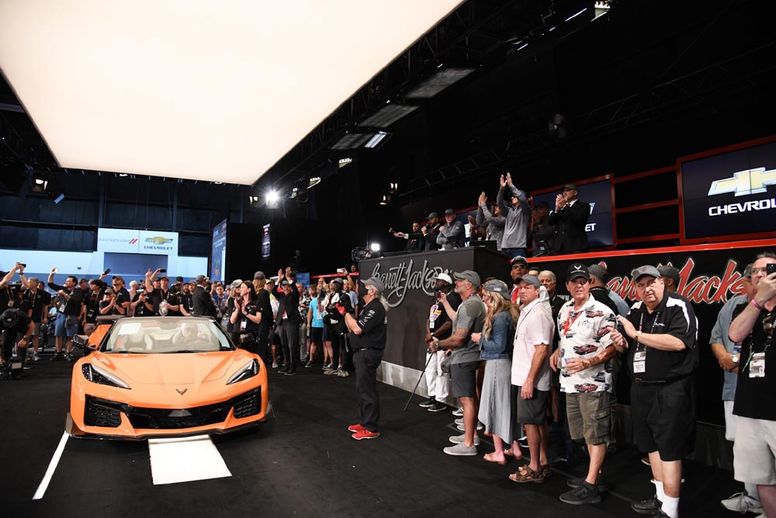 La première Corvette C8 Z06 découvrable vendue 1 million de dollars