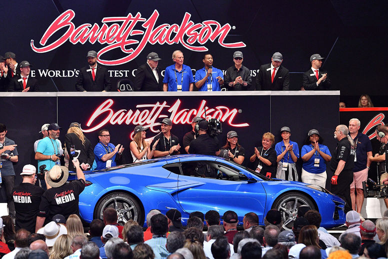 Barrett-Jackson : vente record pour la première Corvette E-Ray