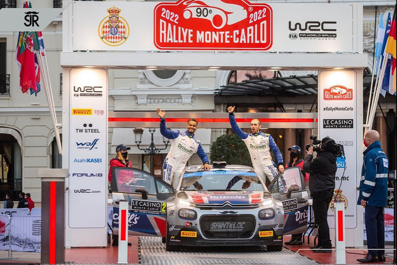 Le Rallye de Monte Carlo depuis le baquet d'une Citroën C3 R5