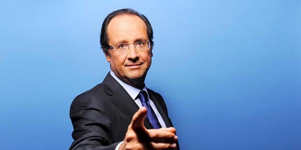 François Hollande en Citroën DS5