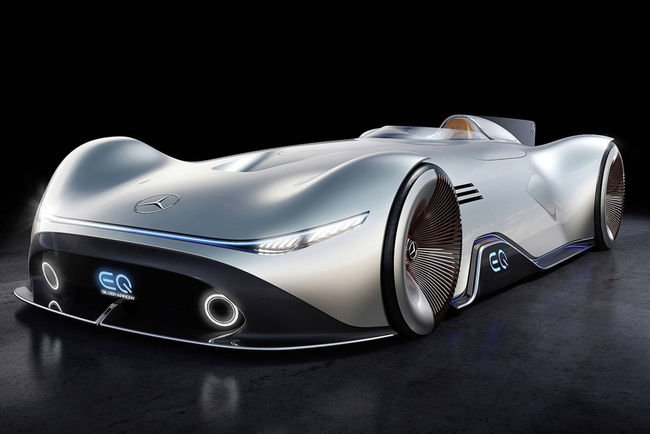 Pebble Beach : concept Mercedes EQ Silver Arrow 