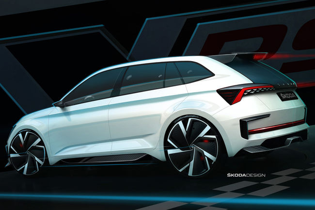 Skoda dévoile les courbes et la motorisation du concept Vision RS