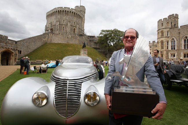 Une Hispano-Suiza primée au Concours d'Élégance de Windsor