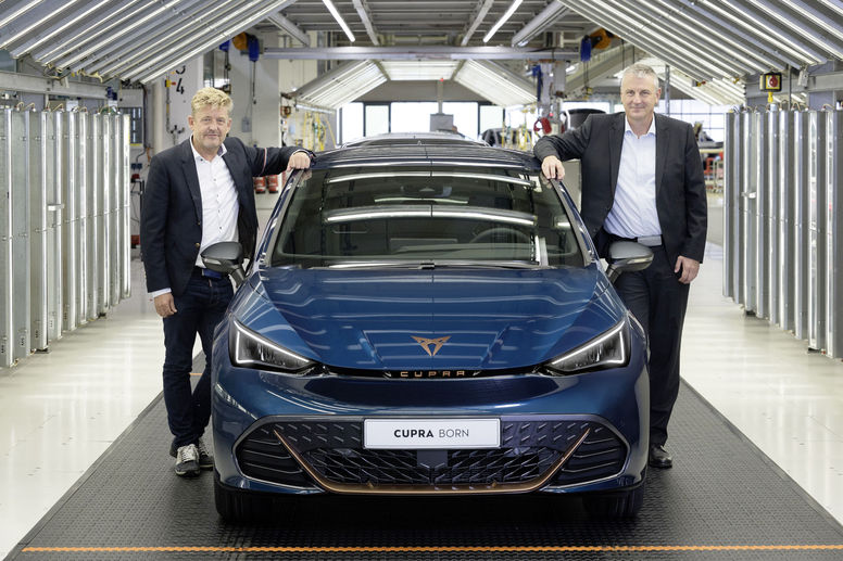 Lancement en production de la CUPRA Born