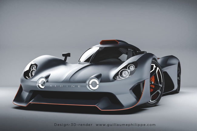 Design : Alpine A480 LMDh par Guillaume Philippe