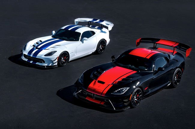 Cinq éditions spéciales pour la Dodge Viper