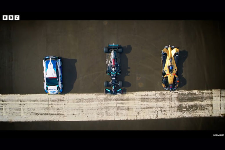 Drag Race : Formule 1 vs Voiture de Rallye vs Formule E