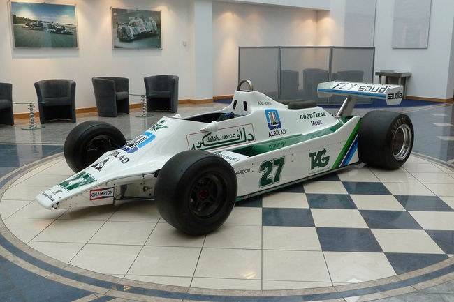 Le châssis Williams FW07/01 aux enchères