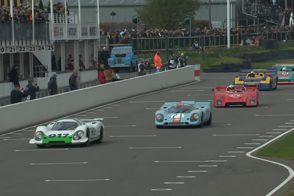 Les Porsche 917 et McLaren Senna en démonstration à Goodwood