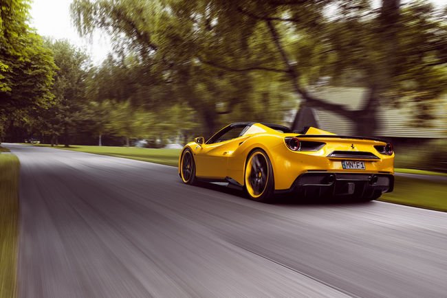 Ferrari 488 Spider par Novitec Rosso