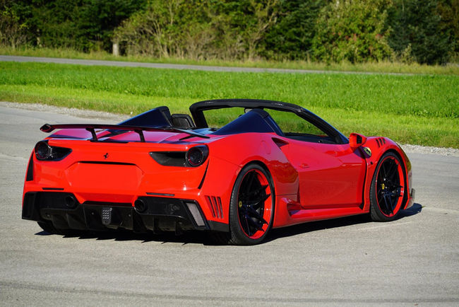 Ferrari 488 Spider N-Largo par Novitec Rosso