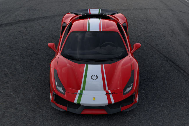 Une spécification Piloti Ferrari pour la 488 Pista