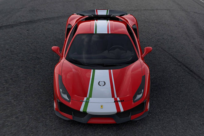 Les quatre Ferrari 488 Pista Piloti en images