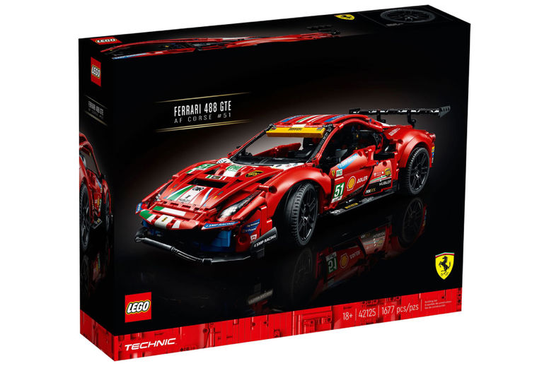 La Ferrari 488 GTE AF Corse intègre la gamme LEGO Technic