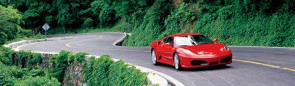 La Ferrari F430 au bout de la route