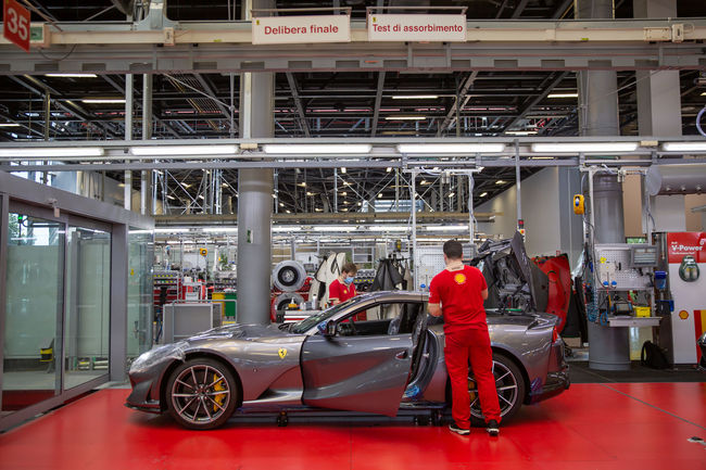 Ferrari : les images de la reprise