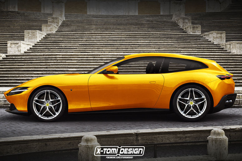 Ferrari Roma GTS et Shooting Brake par X-Tomi Design