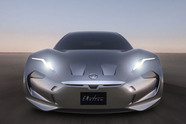 La Fisker EMotion dévoile sa poupe