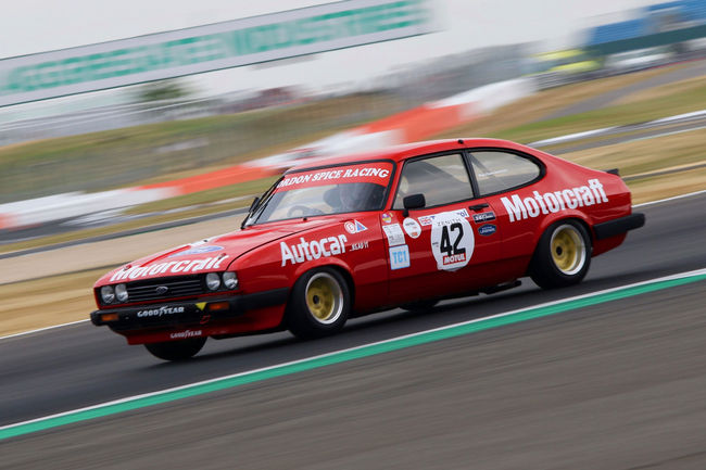 La Ford Capri fêtée à Silverstone Classic