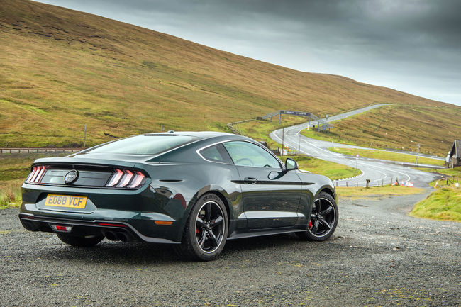 La Ford Mustang Bullitt sur l'Ile de Man