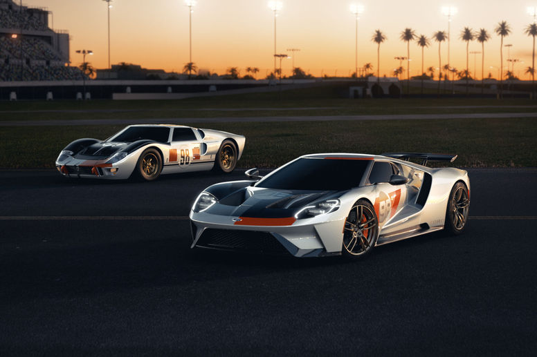 La Ford GT Heritage Edition en piste à Daytona