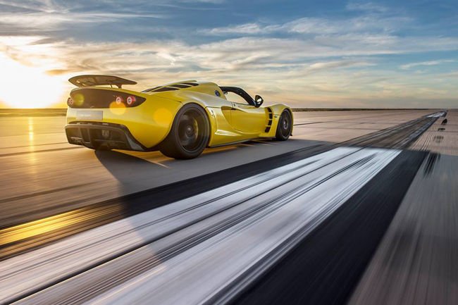 Record mondial pour la Hennessey Venom GT Spyder